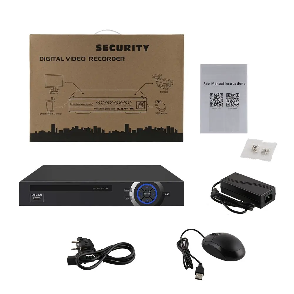 MISECU H.265 32CH 5MP CCTV NVR DVR Network Surveillance Video Recorder For IP Camera XMEYE P2P Cloud 24/7 Record Max 4K Output |