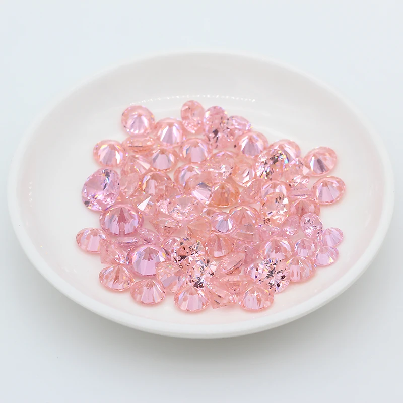 6/8/10 мм пришивные камни из натурального циркония 2 отверстия бисер ожерелье