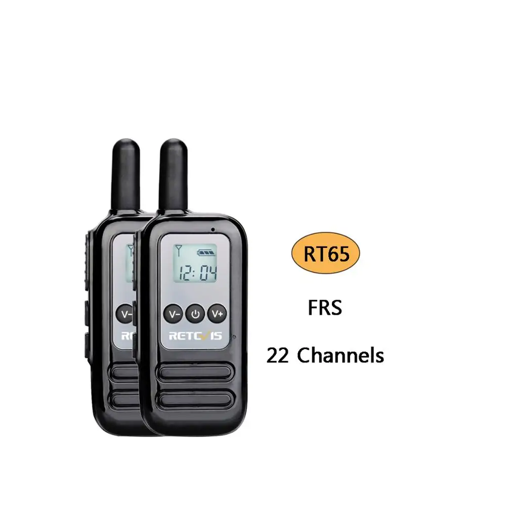 FRS Пара Retevis RT65 мини рация UHF 400-470 МГц PMR446/FRS радио Comunicador портативный приемопередатчик VOX TOT двухстороннее радио - Цвет: FRS