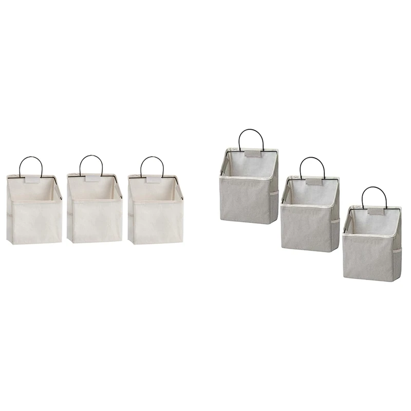 

3 Pack Wall Hanging Organizer Bag ,Closet Hanging Storage for Pocket,Bathroom Dormitory Storage