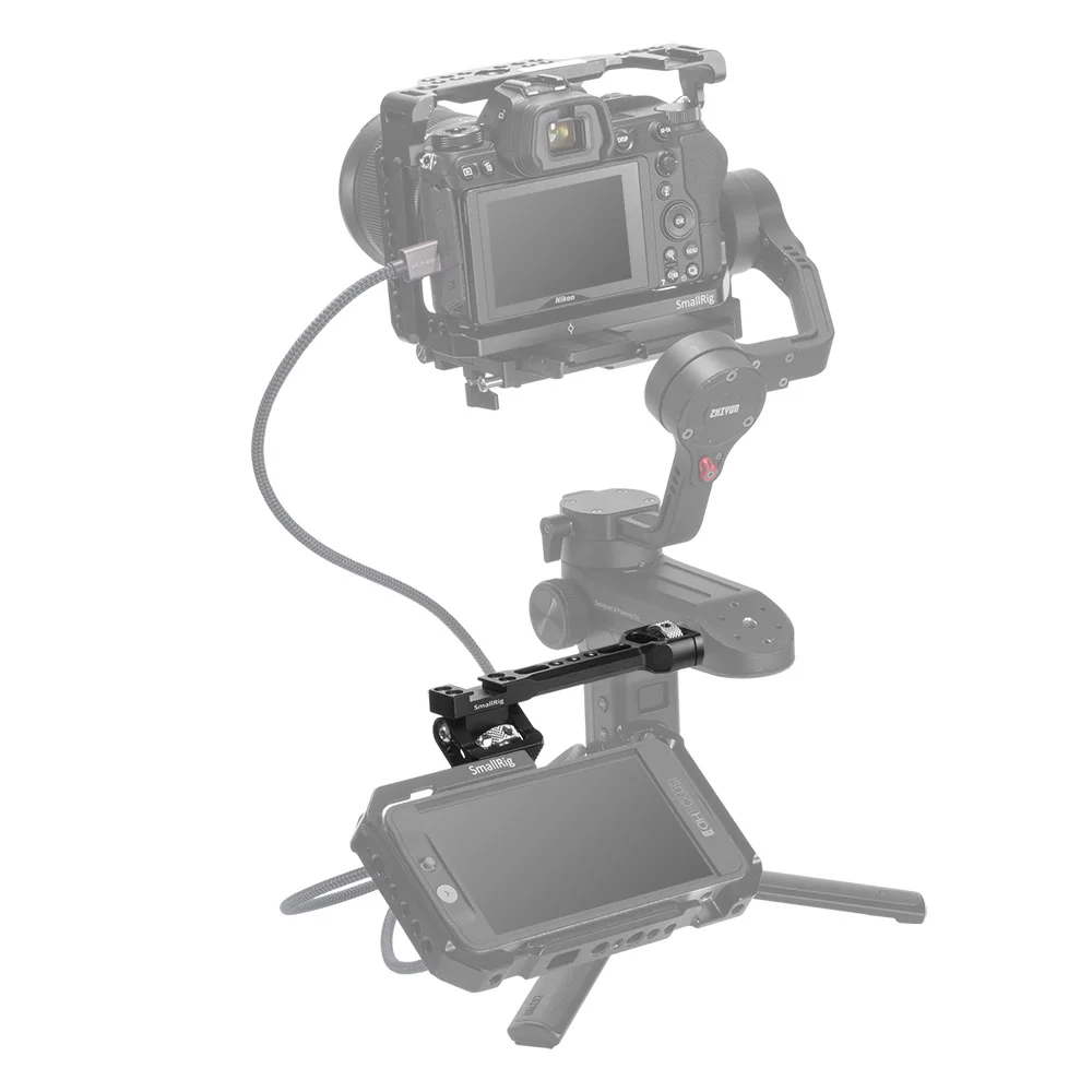 SmallRig регулируемое наклонное крепление монитора 180 градусов для DJI Ronin-S/Ronin-SC/Zhiyun Crane 3/Weebill Lab screen EVF Mount-2386