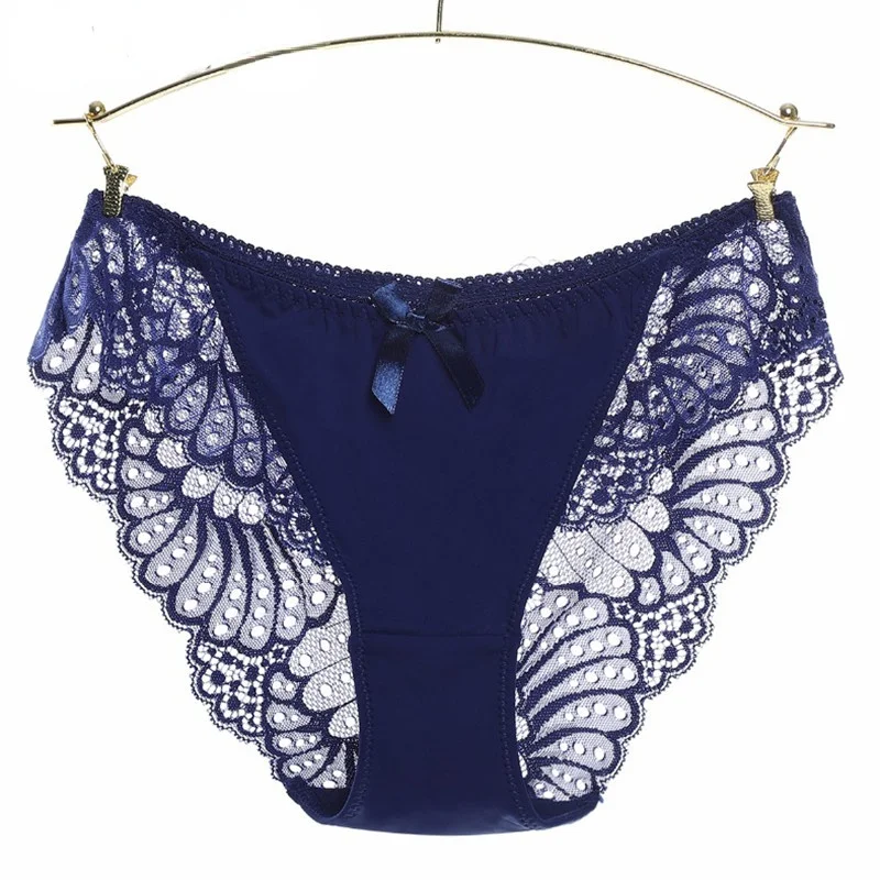 

Awaytr Women Panties Briefs Plus Size Hot Underwear for Female Hipster Underpant Sexy Lingerie Lace Cotton String Big XXXL