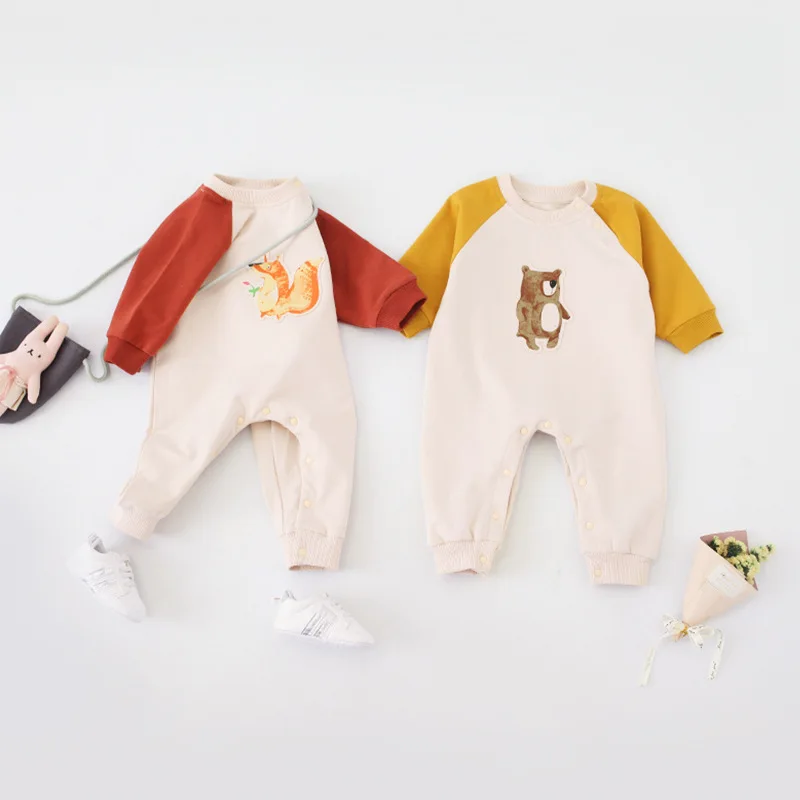 Осенняя одежда для новорожденных наряды маленьких мальчиков и девочек