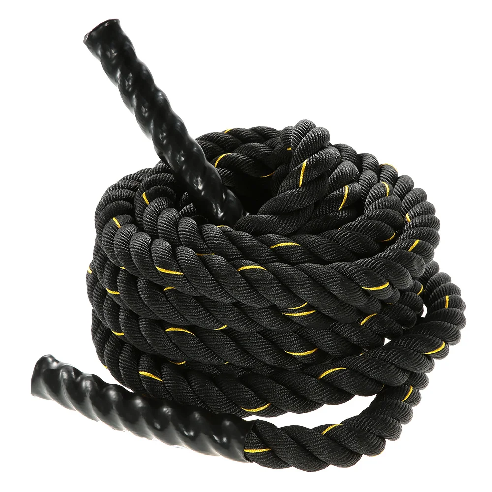 

TOMSHOO Battle Rope Workout Training Undulation Rope Exercise Fitness Rope 38mm/50mm Diameter 12m / 15m Length 38/50mm Diameter