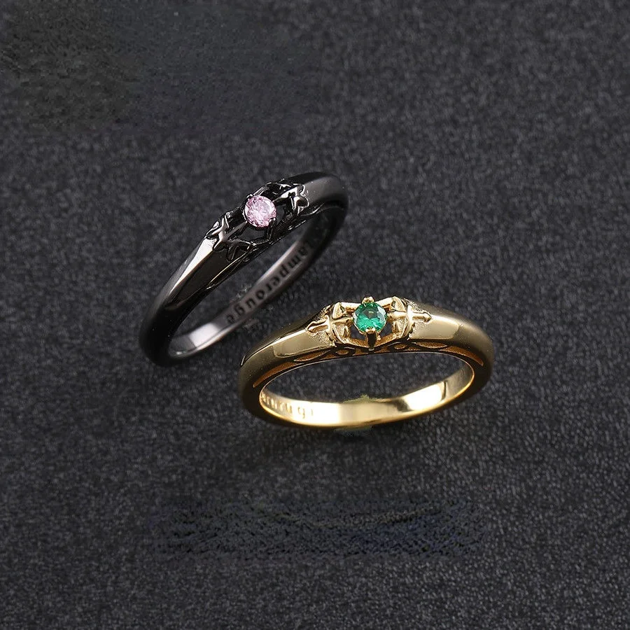 Кольцо на палец для косплея из серебра 925 пробы | Тематическая одежда и униформа