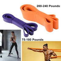 resistance band 208cm exercise elastic band workout ruber loop strength pilates gym yoga fitness equipment training expander