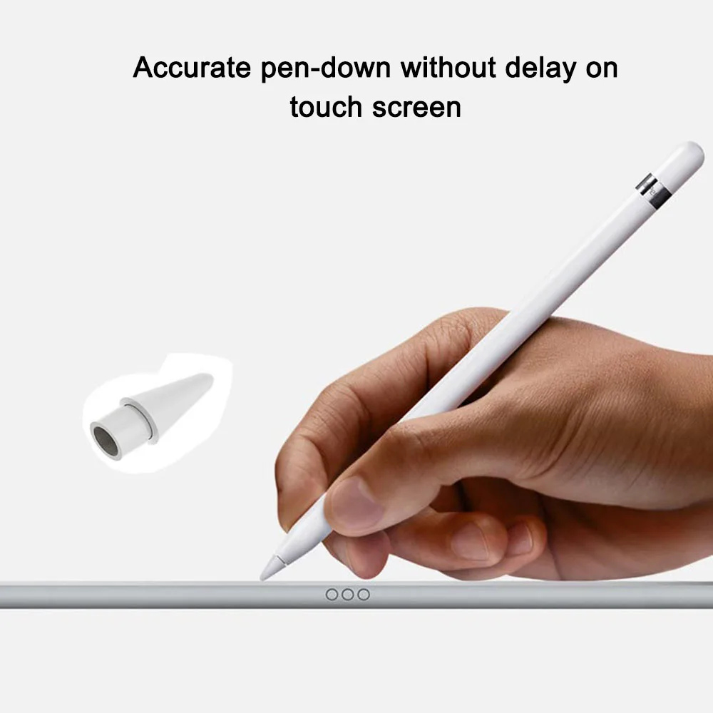 Spare Nib Tip Replacement For Apple Pencil 1 Sensitive Stylus Pen and Cap 2 Touchscreen |