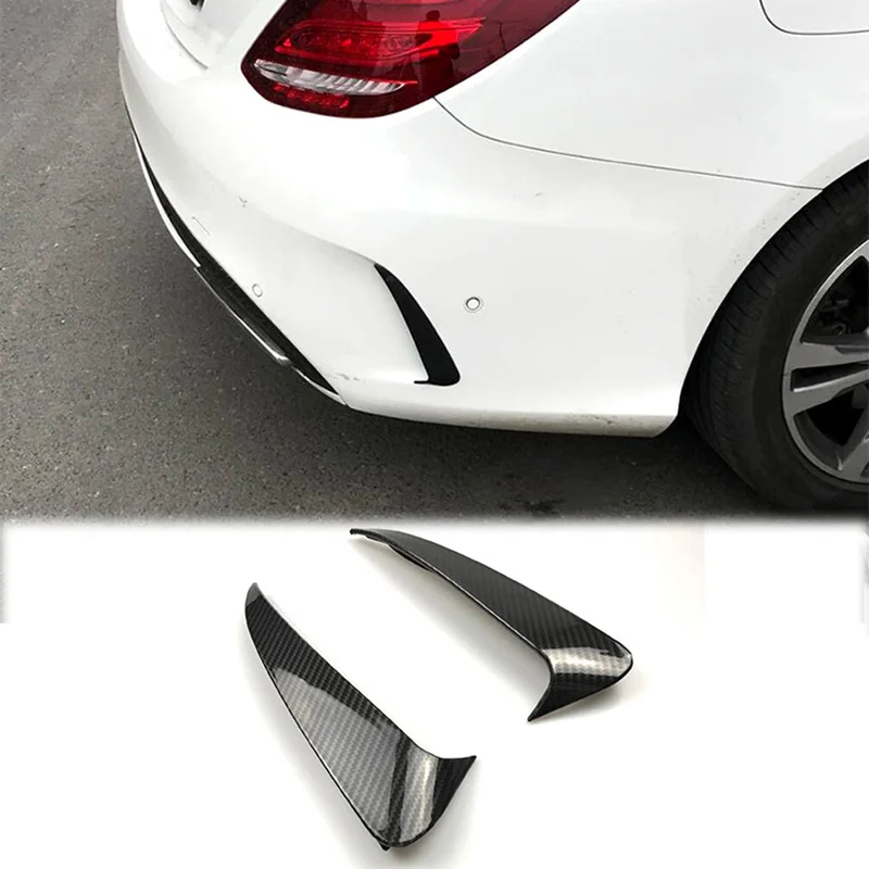 Для Mercedes Benz C Class W205 C43 C63 Amg карбоновое волокно задний бампер вентиляционное