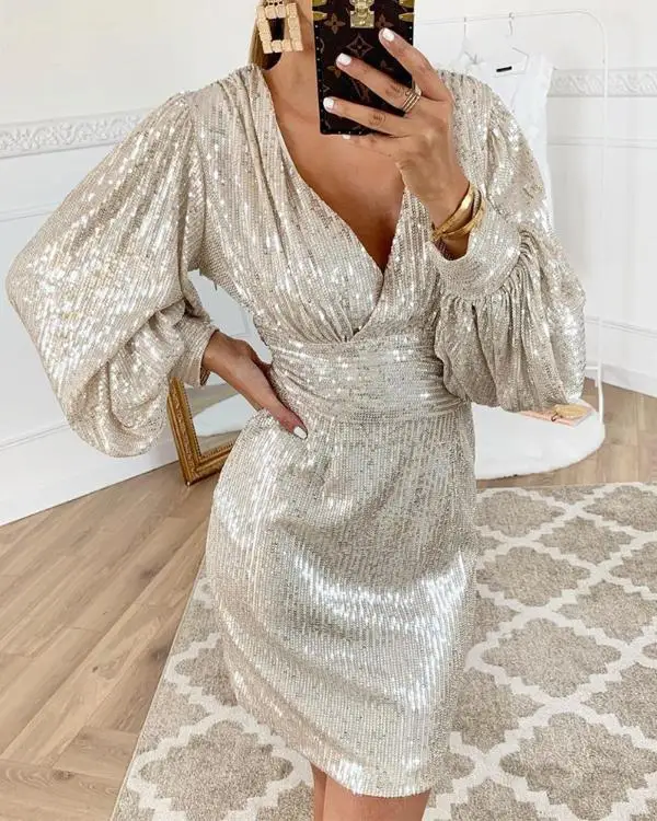 Goocheer элегантные вечерние комбинезоны женский сексуальный V-образный вырез