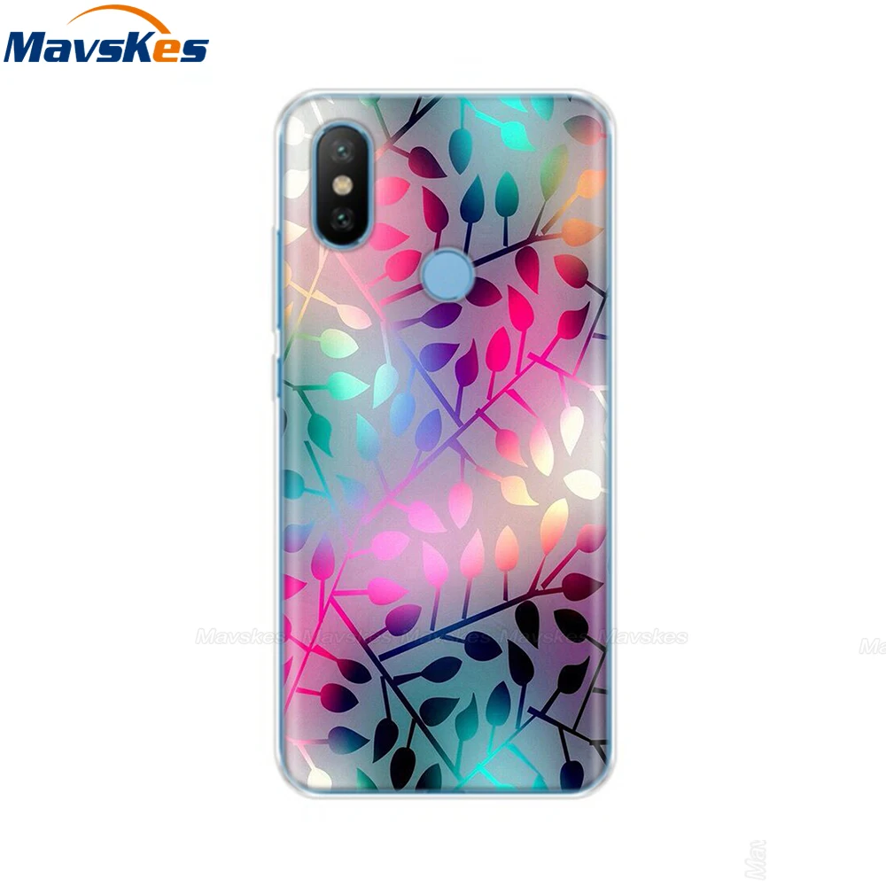 Силиконовый чехол для телефона для Xiaomi mi A2 Lite, чехол с рисунком, мягкая задняя крышка из ТПУ, чехол для телефона для Xiomi mi A2 mi A2 LITE, бампер - Цвет: 30