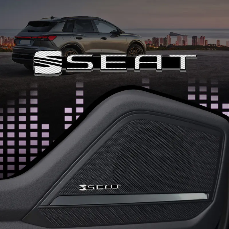 2/4 шт. декоративные автомобильные наклейки на колонки для Seat Leon Mk3 Mk2 Mk1 Ibiza 6l 6j Ateca