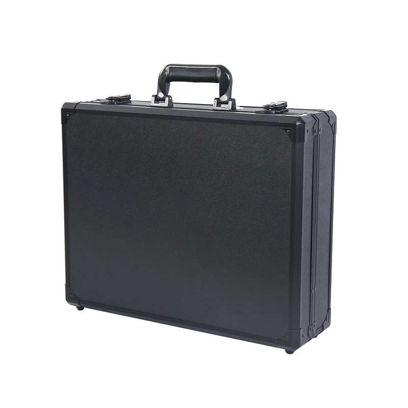 Big Size internal 575*375*165 mm Black Aluminum Case With insert