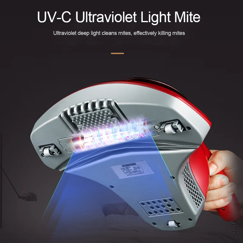 Мощный пылесос с защитой от клещей и ультрафиолетовым светильник | Дом сад