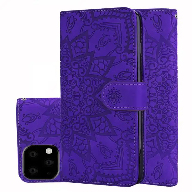 Purple Чехол для samsung Note 10 Note 10 Pro Note 9 S9 Чехол-книжка из искусственной кожи с откидной крышкой для samsung Galaxy S9 S8 Plus S7 edge S6 Чехол-книжка - Цвет: Purple