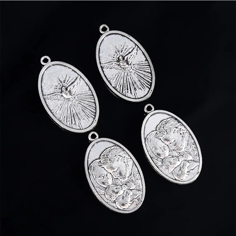 Подвеска JHS с изображением святой католической Девы Марии и Святой Грааля