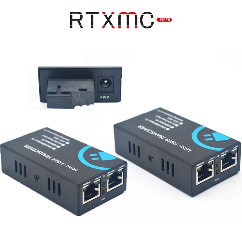 1 пара 10/100 м Быстрый Ethernet коммутатор конвертер 20 км волоконно оптический медиа