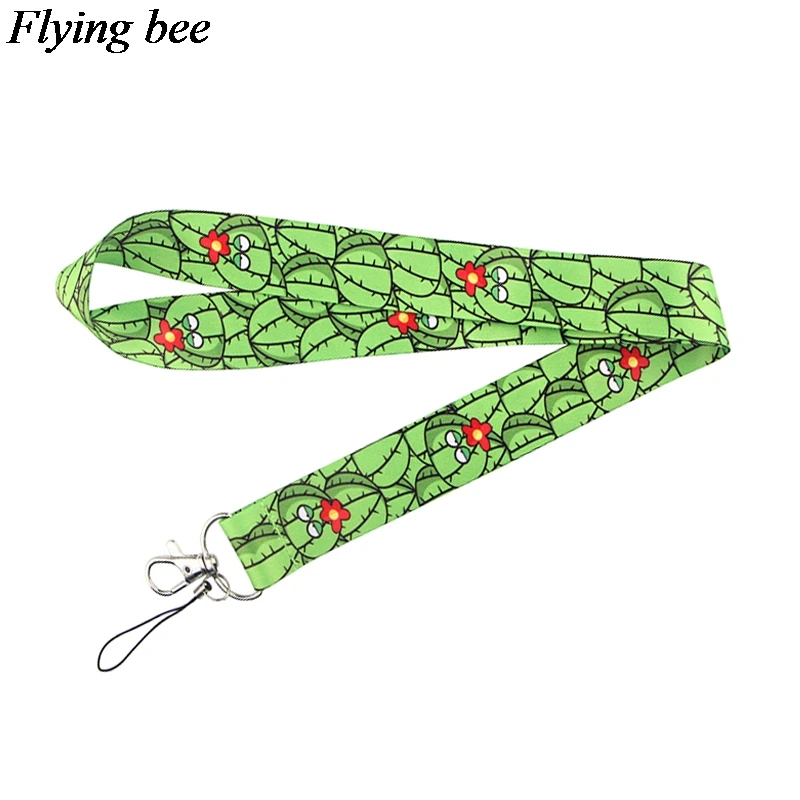 Брелок Flyingbee с забавным КАКТУСОМ милый мультяшный шнурок для телефона модный