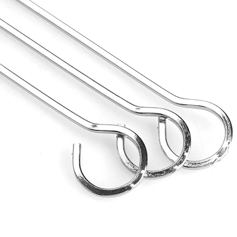 12 шт Шпажки для барбекю игольчатая вилка посуды железная кухонная утварь