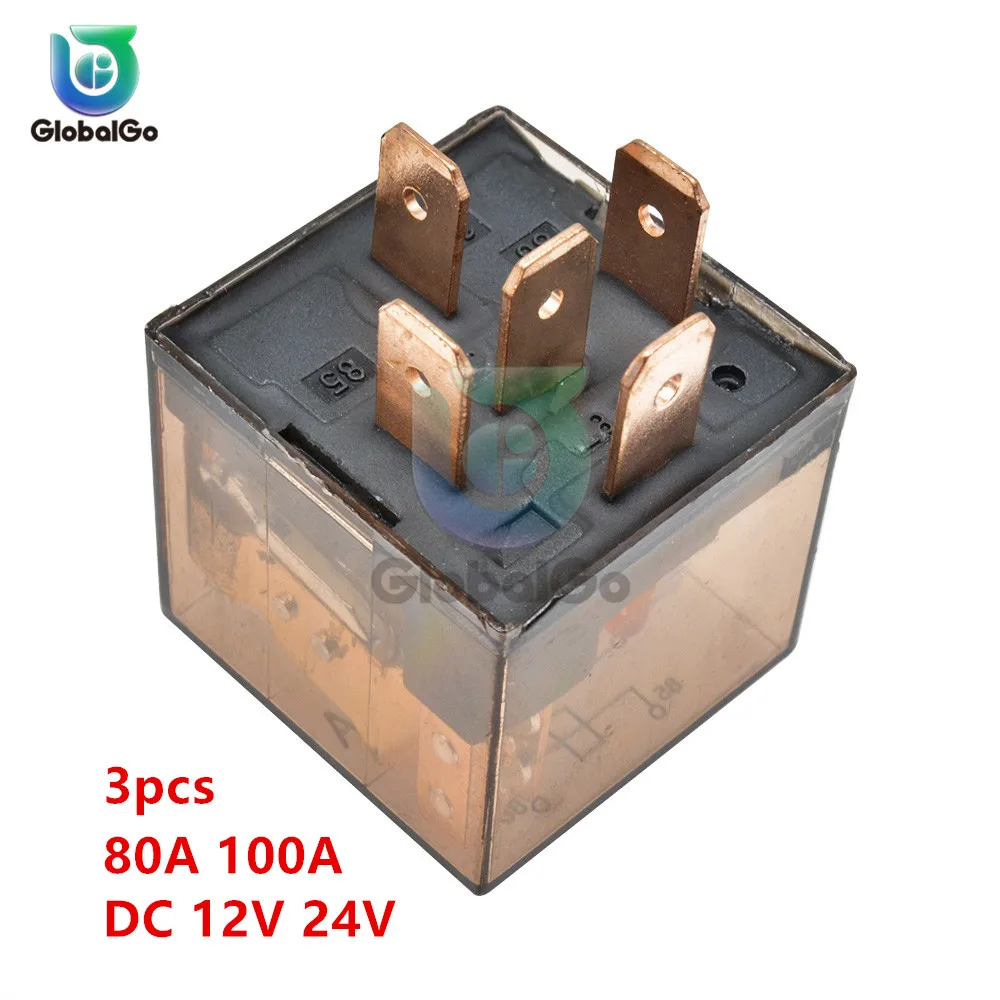 3 шт./лот водонепроницаемое автомобильное реле 12 В 100A 5Pin SPDT Автомобильное