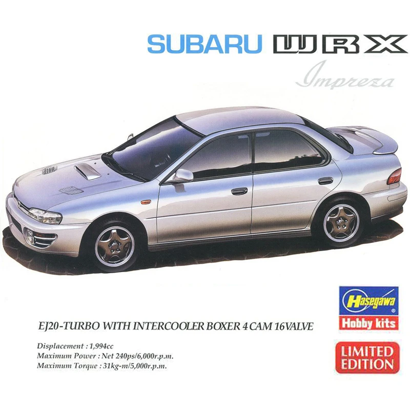 

Модель в сборе 1/24 Subaru IMPREZA WRX Sports Sedan 20333