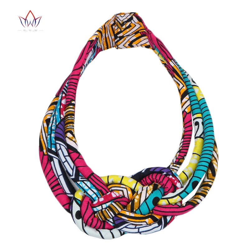 Модное ожерелье для женщин 2021 эффектная африканская ткань батик из анкарской