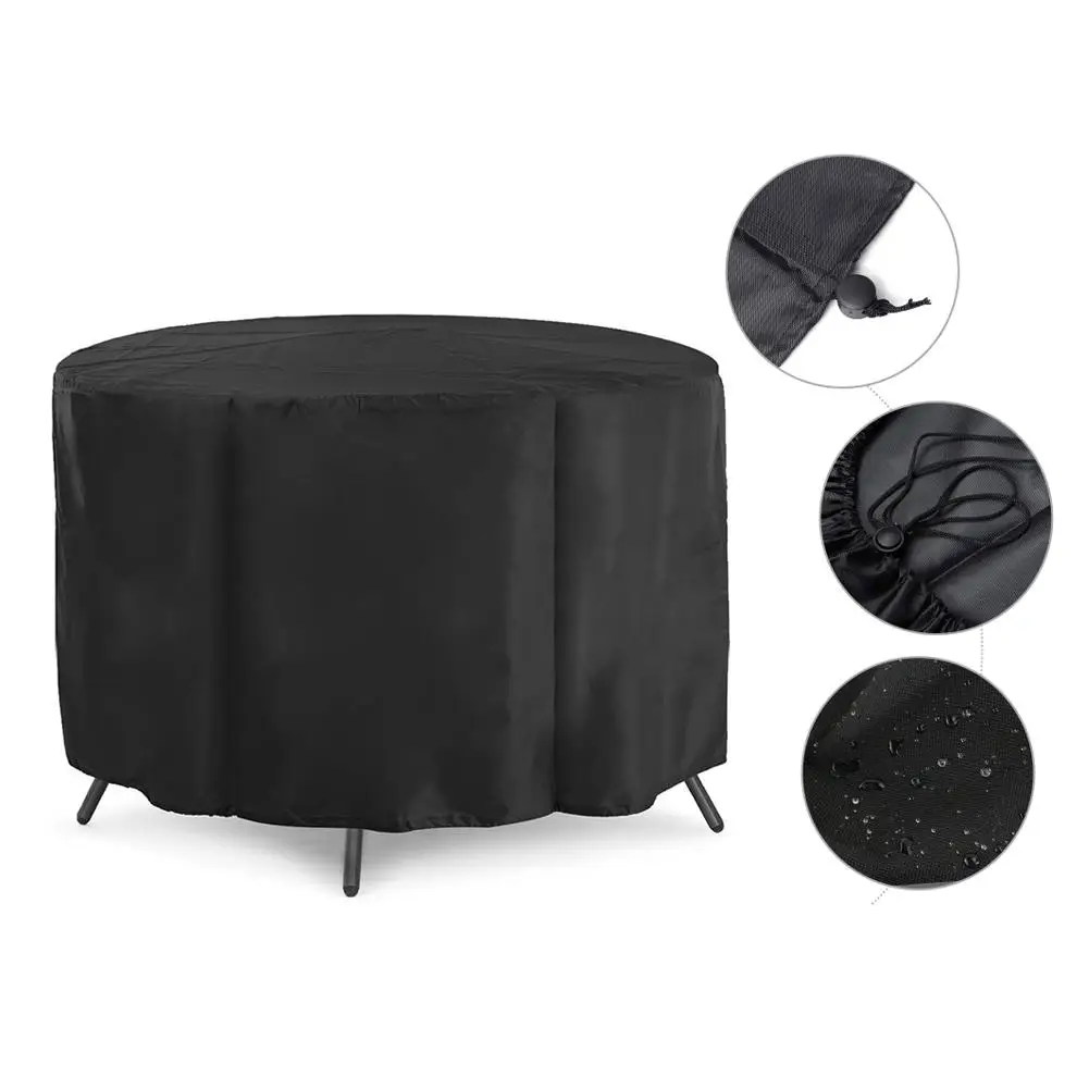 6 Размер Водонепроницаемый Анти УФ наружная круглая мебель покрытие патио стол