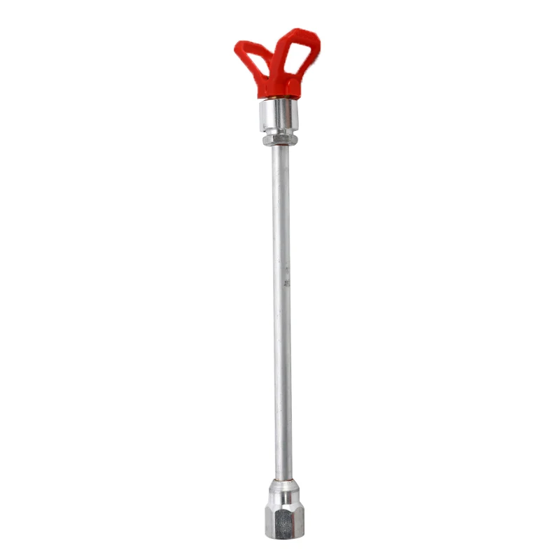 Red 20cm Безвоздушный флакон для Краски пистолет-распылитель бумажные формы для наращивания Удочка Алюминий легированной инструментальной опрыскиватель удлиннительный стержень 20 Вт, 30 Вт, 50/75 см для напыления - Цвет: Red 20cm