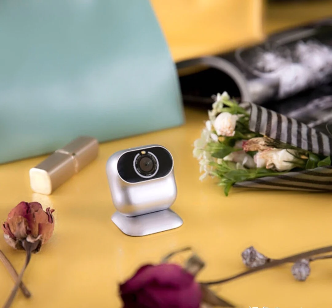 xiaomo silver Xiaomi Xiaomo AI Smart Camera Gesture Recognition Shooting Camcorder Automatic Beauty Quad Core Smart App Control Camcorder - Цвет: xiaomo silver