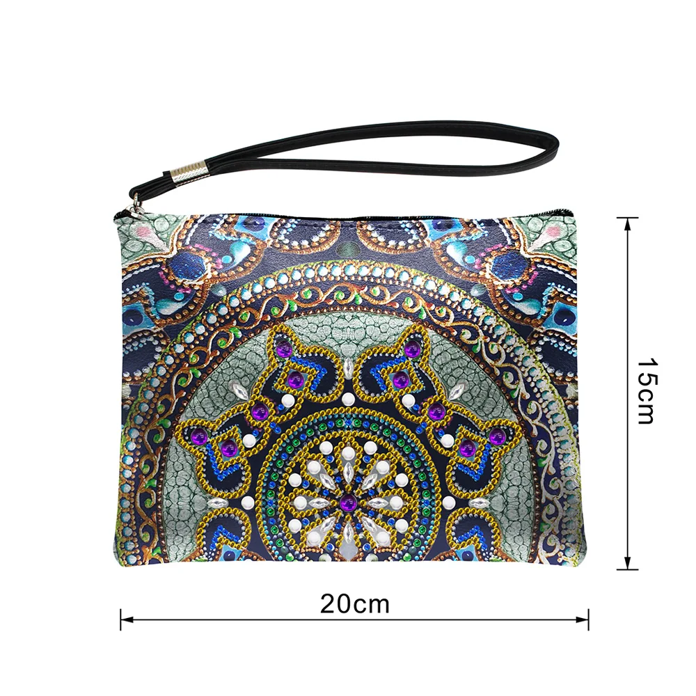 Mandala Special Shaped Diamond Painting Wallet Leather Handmade Bag DIY Embroidery Christmas Gift Girlfriend Mom | Дом и сад