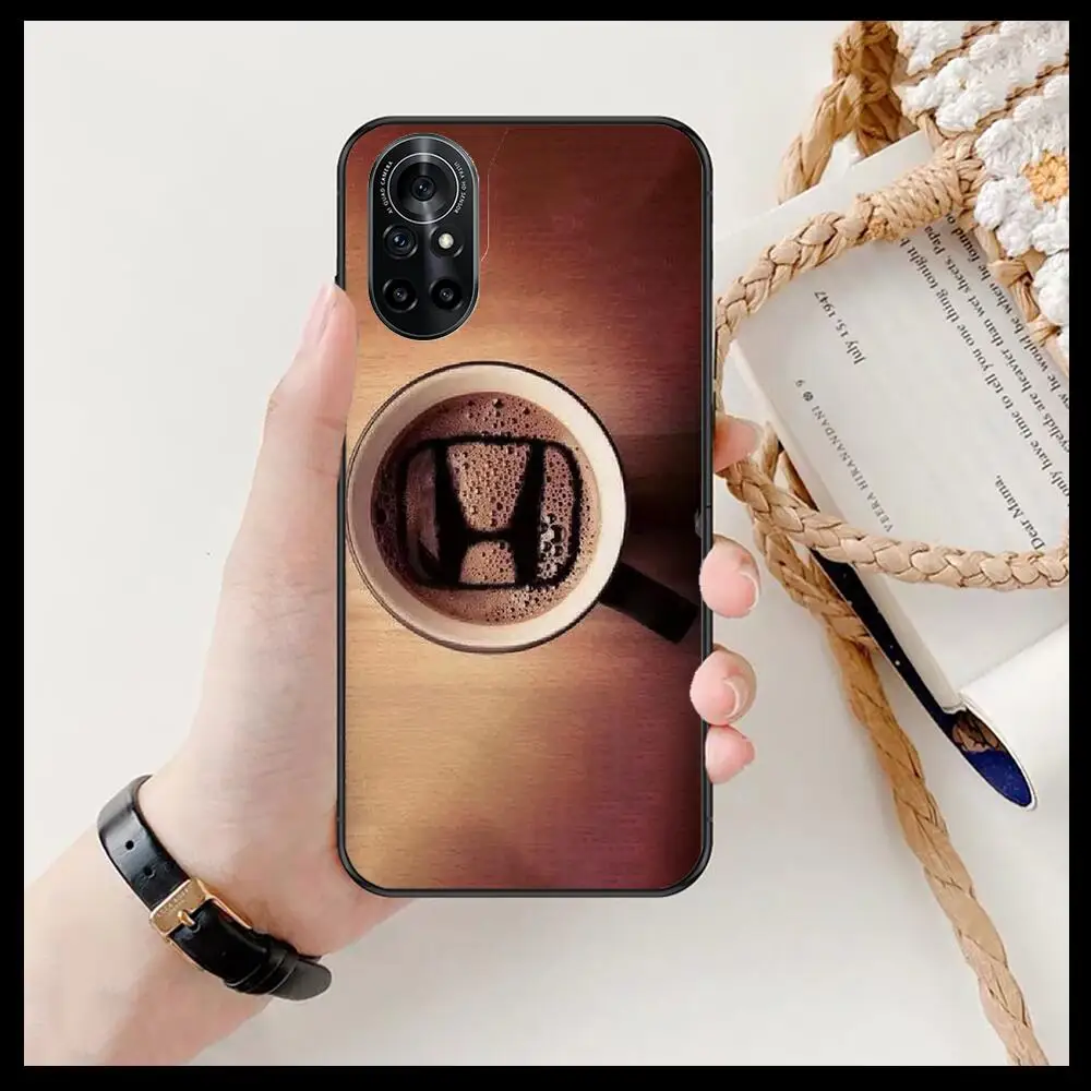 

Japanese car brand Clear Phone Case For Huawei Honor 20 10 9 8A 7 5T X Pro Lite 5G Black Etui Coque Hoesjes Comic Fash