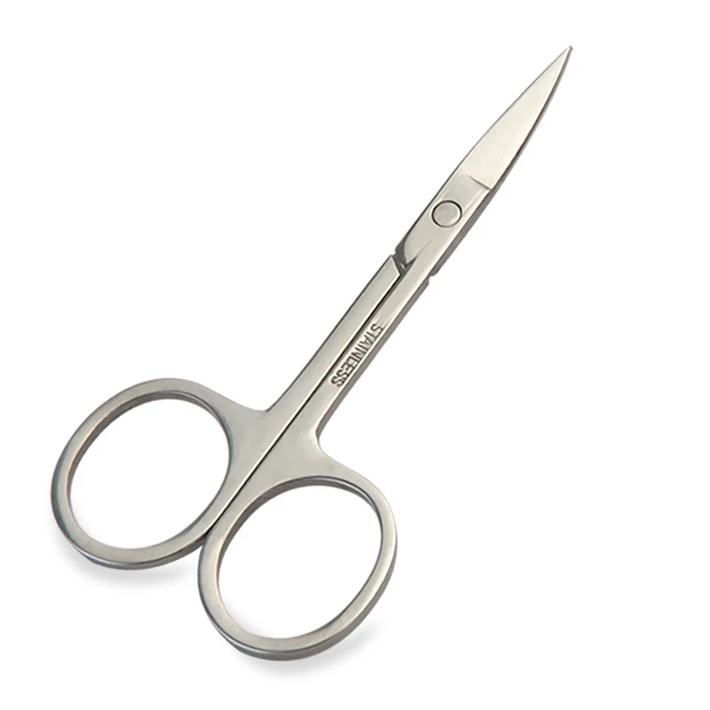 Ножницы для бровей триммер ресниц носа волос ножницы из нержавеющей стали