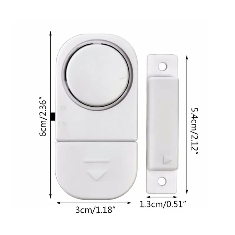 

Wireless Window Door Burglar Security Warning Alarm System Magnetic Sensor