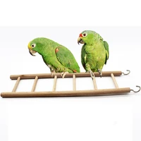 bird toys wooden ladder parrot swing hanging in cages climbing hamsters budgie toys hanging decoration birds accessoires