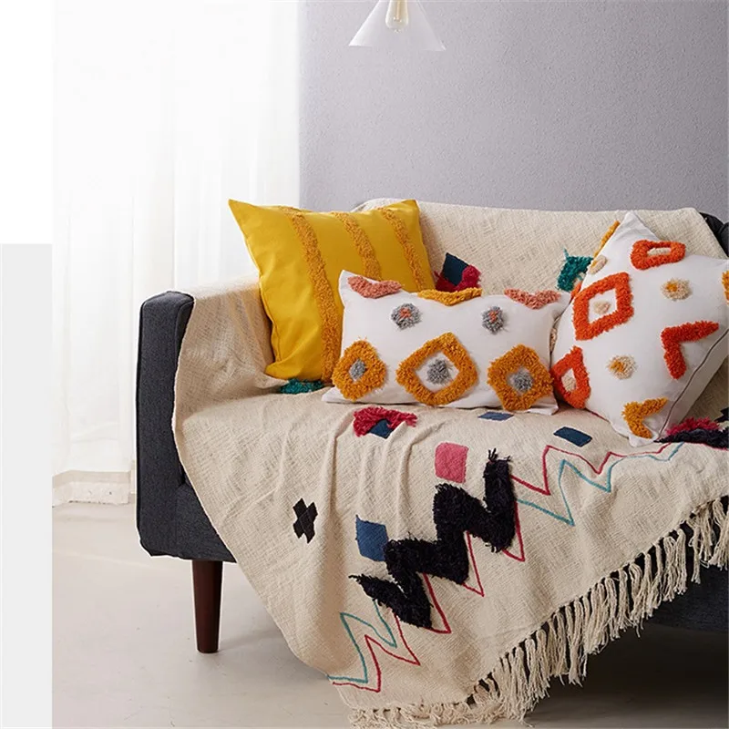 Декоративные диванные подушки в марокканском стиле роскошные декоративные бохо