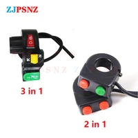 78 22mm switch horn turn signals onoff light e bike motorcycle scooter atv e bike scooter 3in1 2in1 switch universal