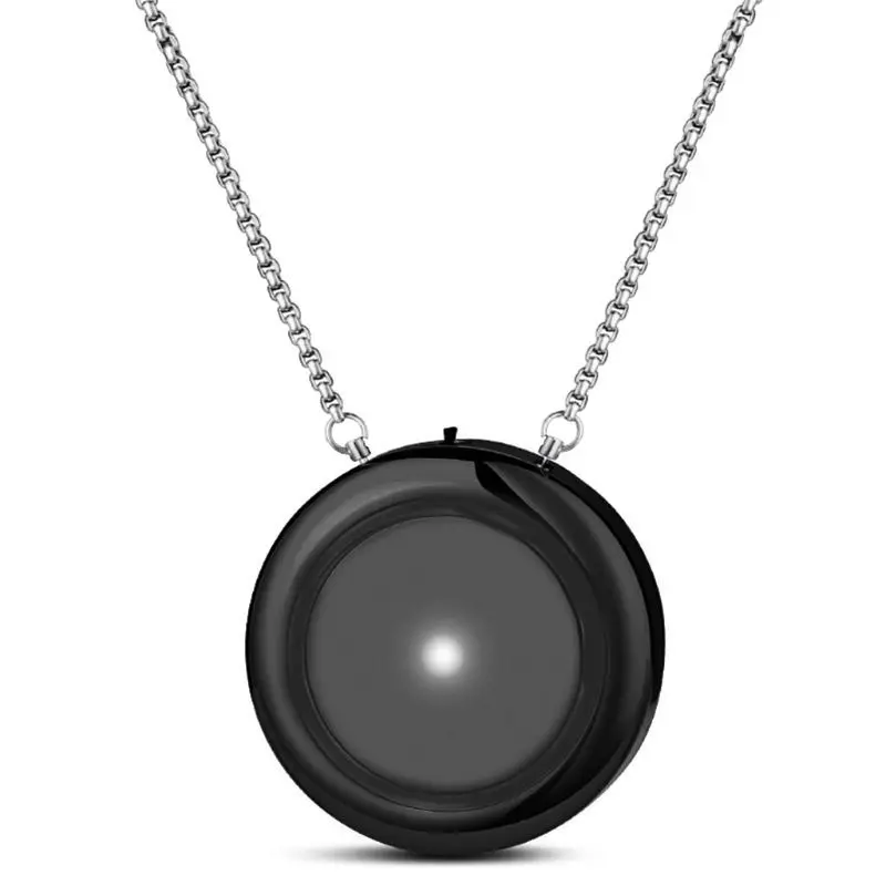 

Portable Personal Round Necklace Air Purifier Negative Ion Generator Remove Formaldehyde Smoke Dust Purification Deodor