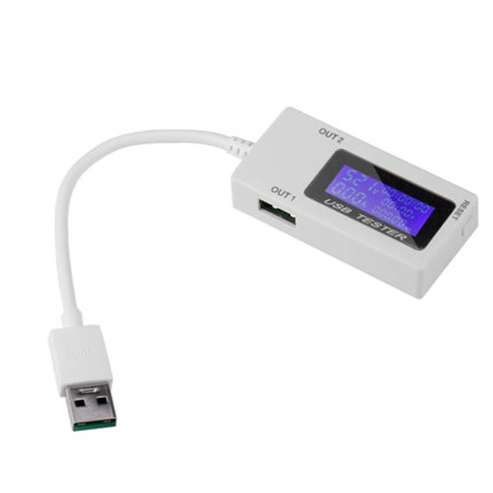 USB тестер напряжения тока Амперметр для зарядки монитор порты цифровой дисплей
