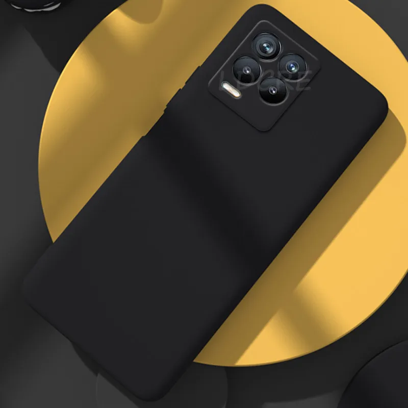 Чехол для Realme 8 чехол Pro 8i C21Y C25s Narzo 50A защитный бампер из жидкого силикона Fundas 6 4