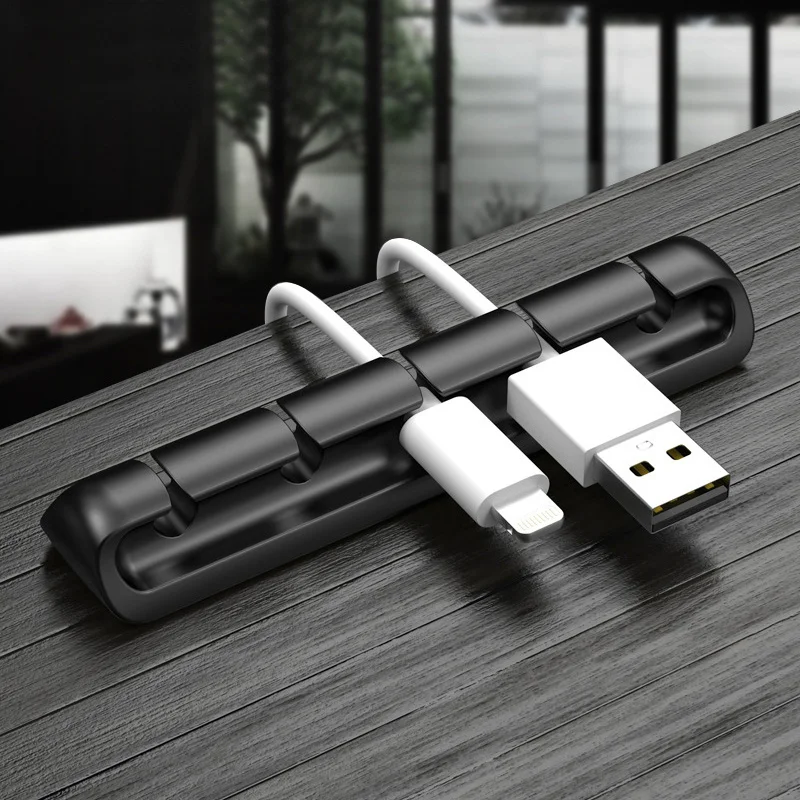 

Органайзер для USB-кабеля, настольный силиконовый держатель для мыши, клавиатуры, наушников