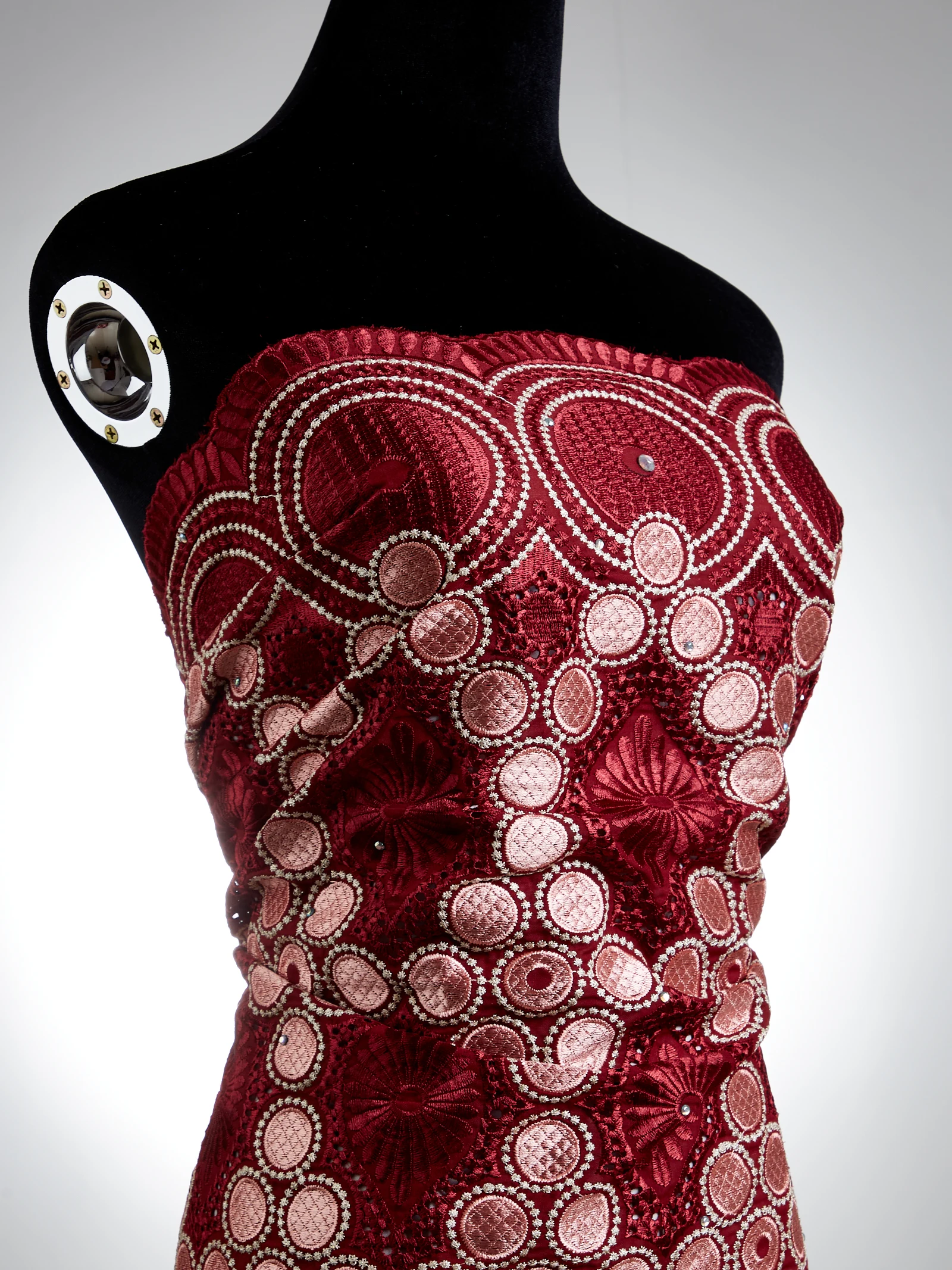 Африканская сухая кружевная ткань высокое качество Белая швейцарская вуаль