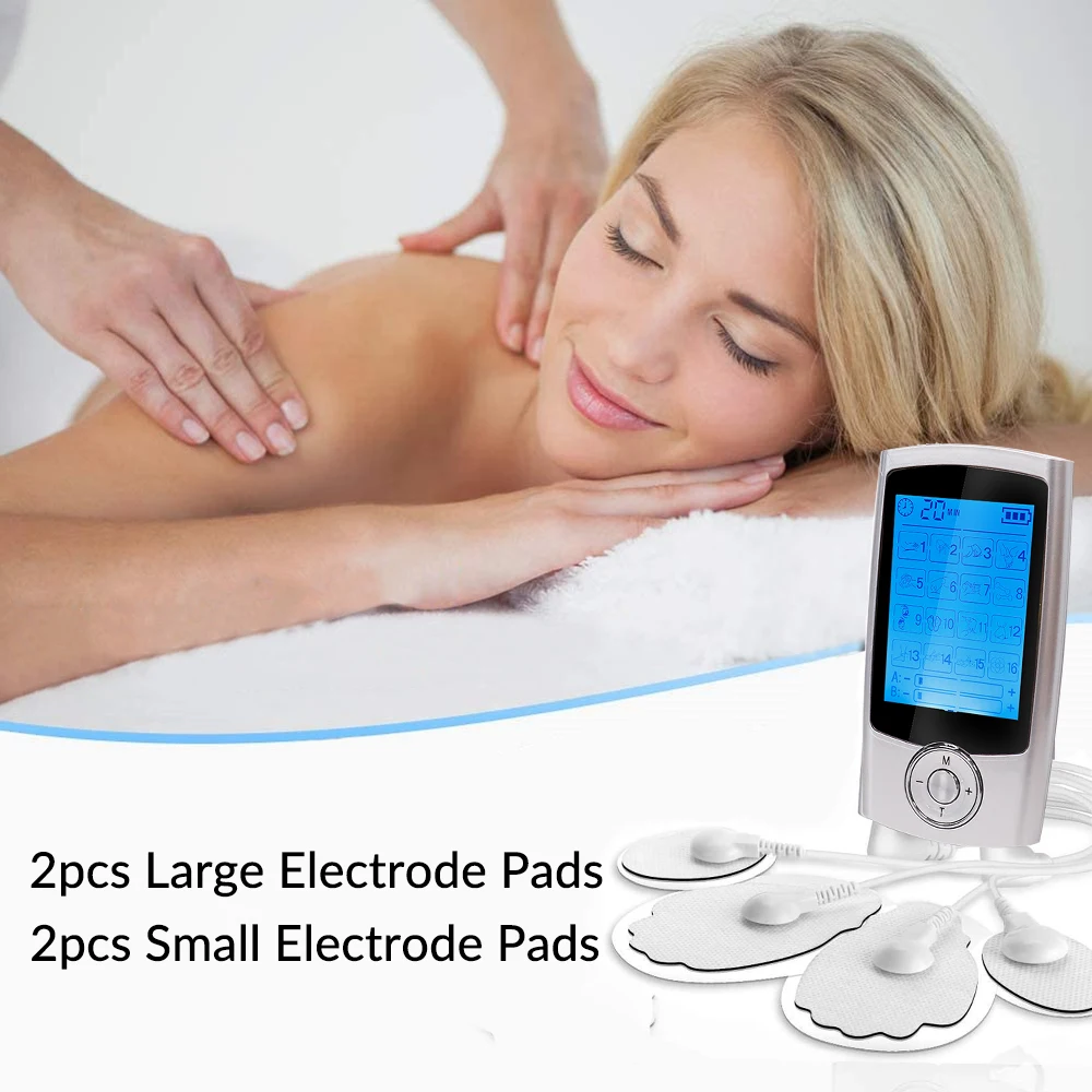 

16 Modes Electronic Pulse Massager/ Tens EMS Machine Massager/ Electrical Muscle Stimulator/ Low Frequency Physiotherapy Device