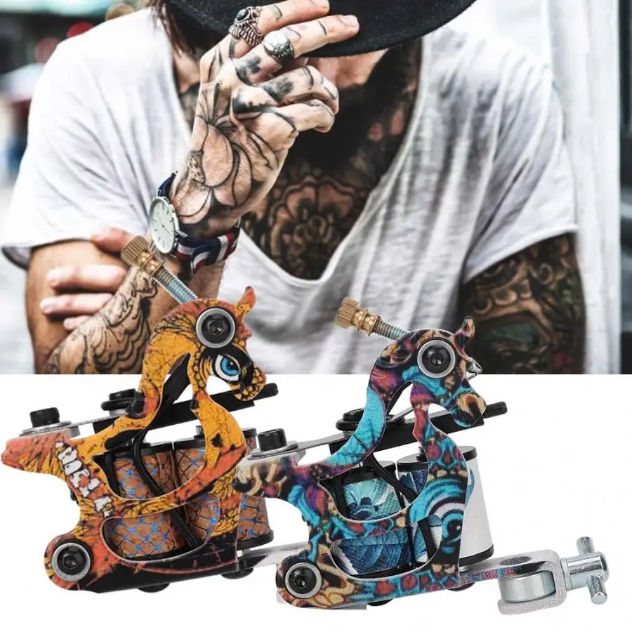 Пистолет для пирсинга полный комплект тату машинки чернила шнур с зажимом