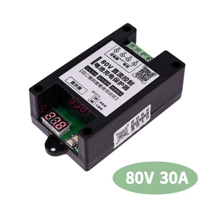 DC5-80v 30A свинцово-кислотный контроллер зарядки аккумулятора защитный переключатель 12 в 24 В автоматическая зарядка автоматическое управление отключением питания