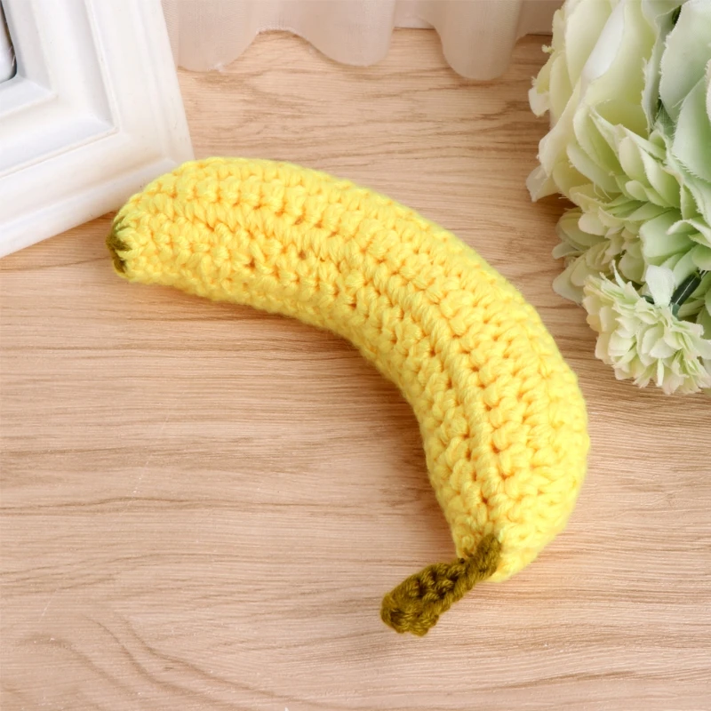 

Baby Kids Child Cute Crochet Knit Banana Toy Photography Props Equipment Outfits