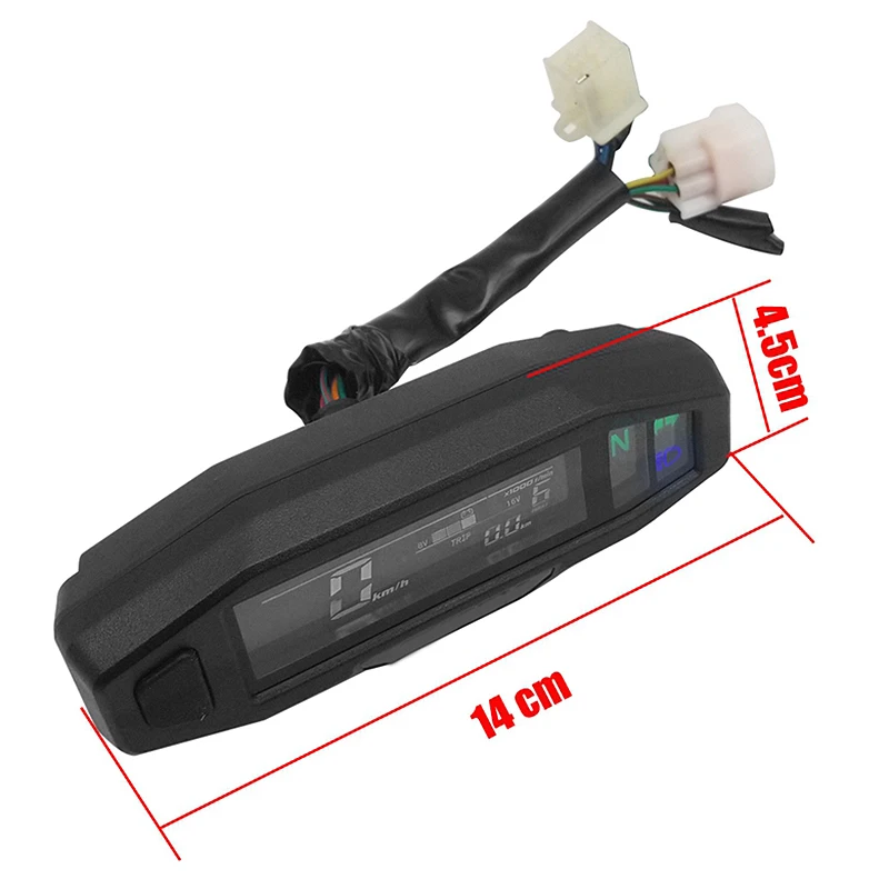 Цифровой одемометр для мотоцикла Спидометр с ЖК дисплеем электрический инжектор