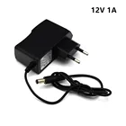 Питание Зарядное устройство ac dc 12V 1A преобразователь питания адаптер импульсный источник питания AC 100-240V в DC для полосы света светодиодный