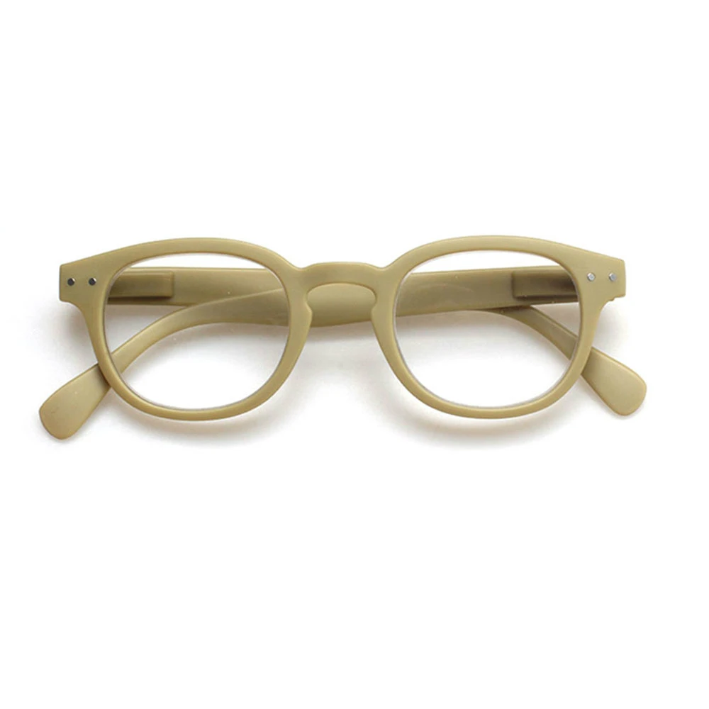 

BONCAMOR Reading Glasses Square Frame 5 Color Plastic Men or Women Readers