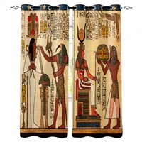egyptian art pattern modern blackout curtains for living room window curtains bedroom kitchen drapes blinds home decor