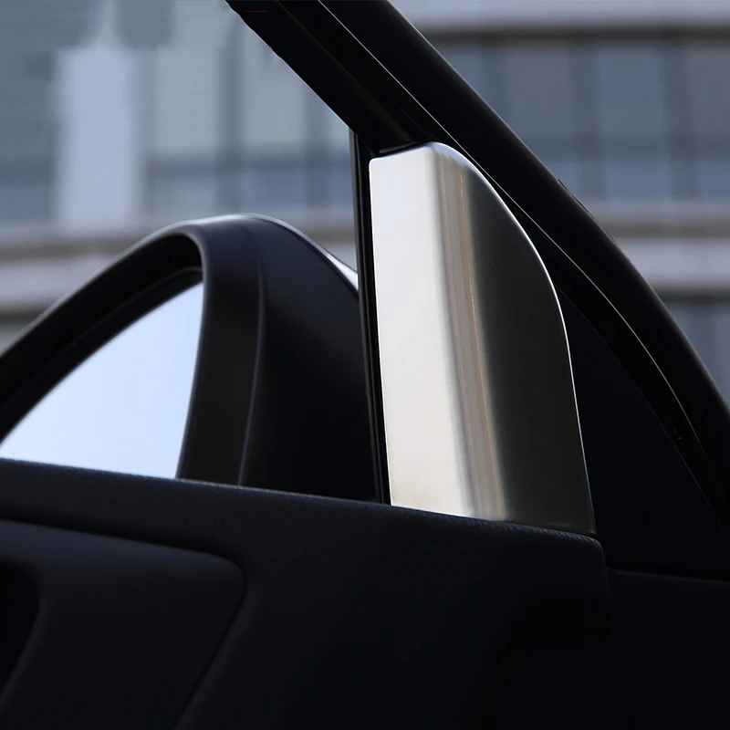 Lsrtw2017 Abs Автомобильная стойка передняя треугольная хромированная планка для Toyota