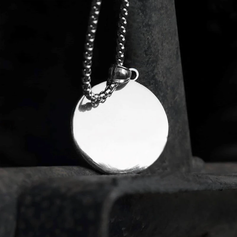 

Retro Punk Hip Hop Rock Creative Simple Sun Moon Star Disc Pendant Necklace Men Boy Holiday Gift Party Jewelry Wholesale